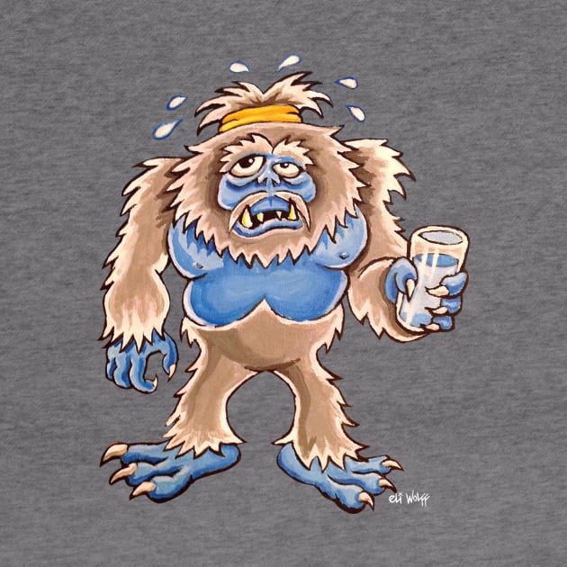 Sweaty Yeti by eliwolff